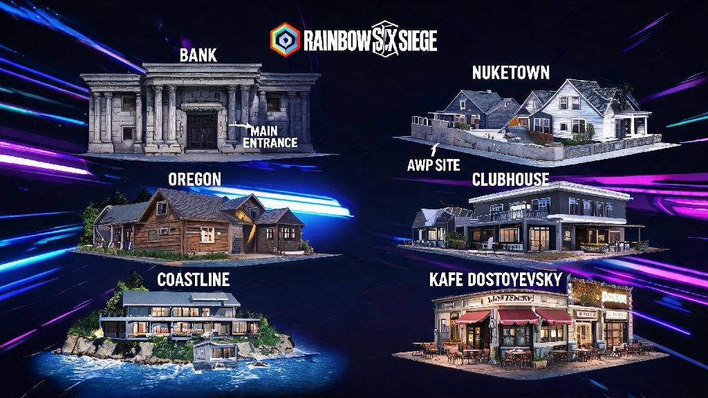 How Many Maps Are in Rainbow Six Siege (2026 Full Official Guide)